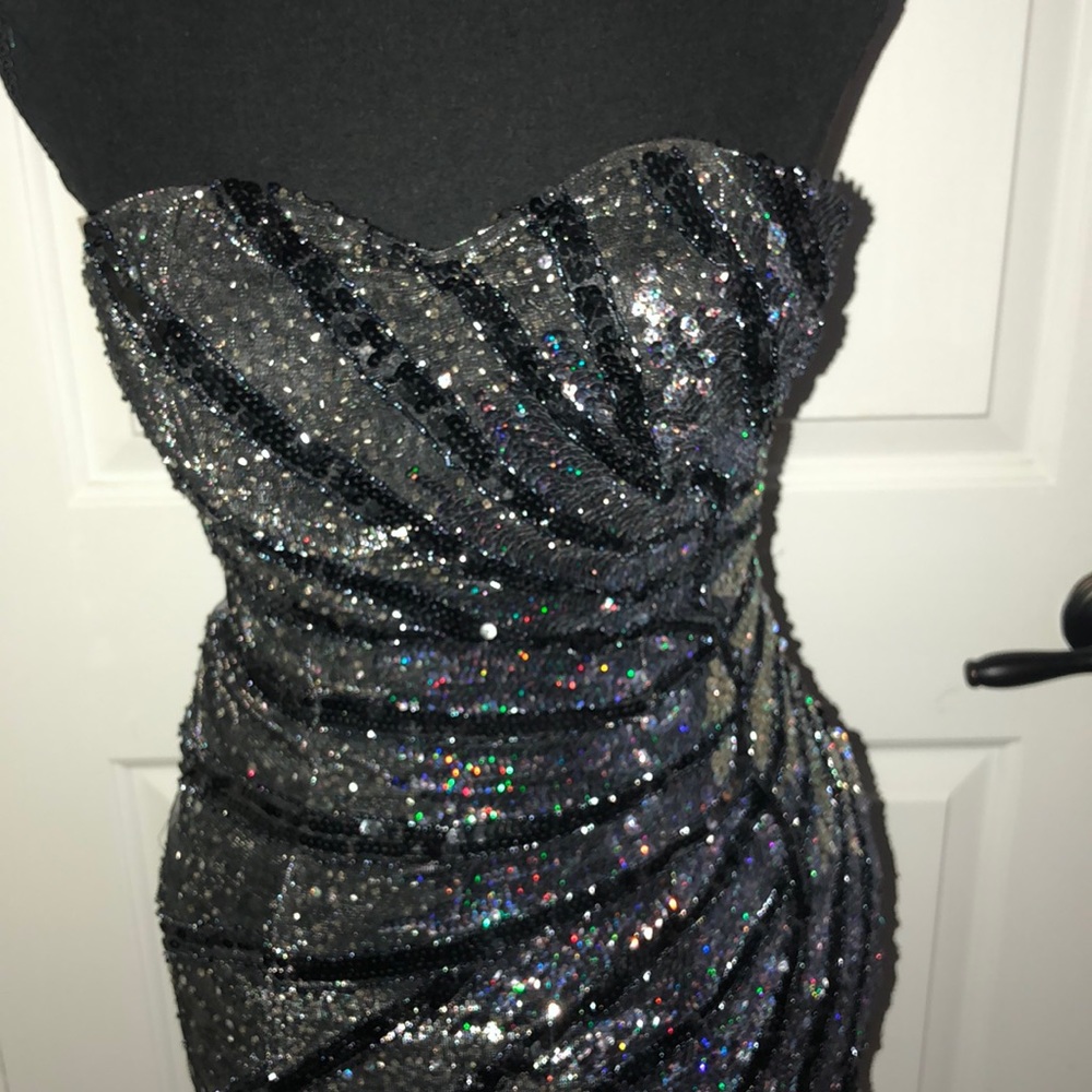 Beaded prom or evening gown